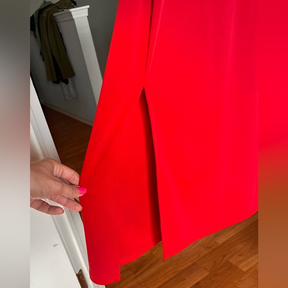 Fabletics racer back dress, red - Picture 3 of 4
